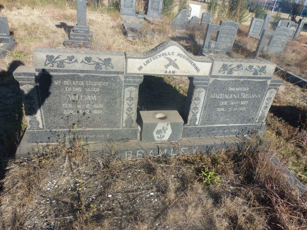 BRAMLEY William 1908-1988 & Magdalena Susanna 1907-19?5
