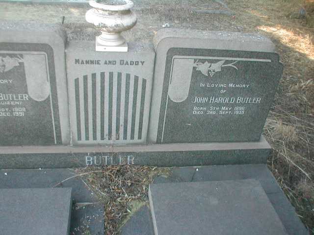 BUTLER John Harold 1896-1955