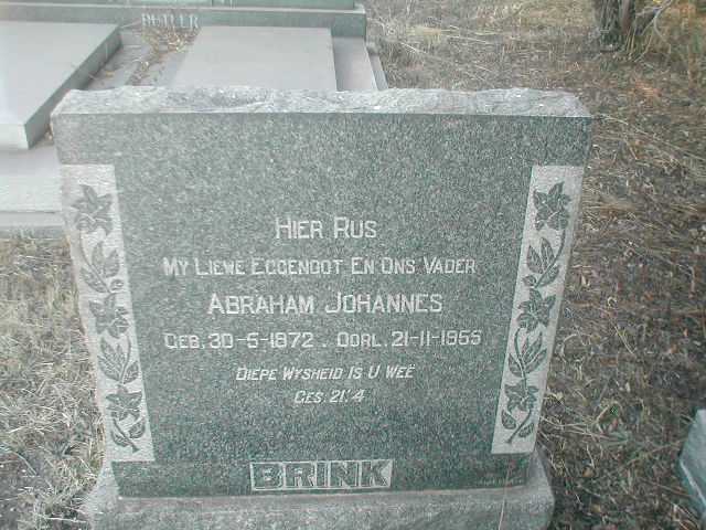 BRINK Abraham Johannes 1872-1956