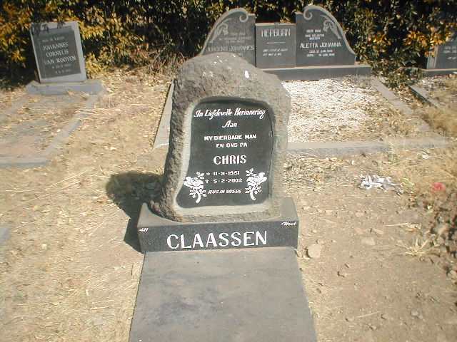 CLAASSEN Chris 1951-2002