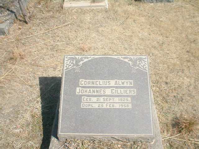 CILLIERS Cornelius Alwyn Johannes 1925-1958