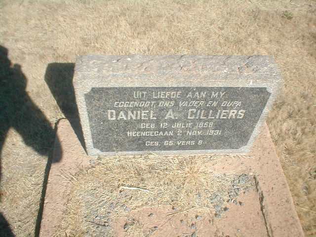 CILLIERS Daniel A. 1858-1931