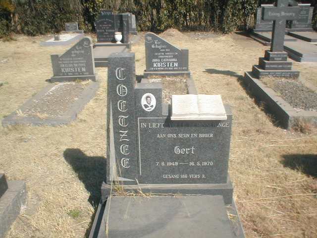 COETZEE Gert 1949-1970