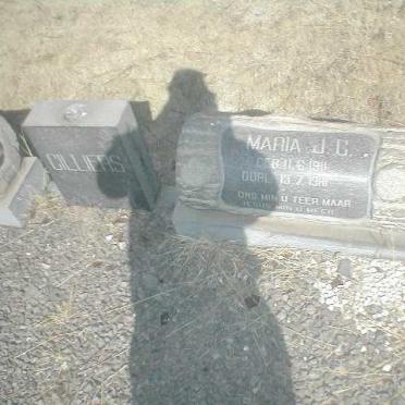 CILLIERS Maria J.C. 1911-1981