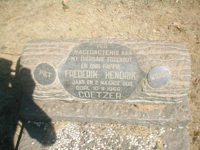 COETZER Frederik Hendrik -1966