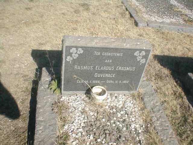 DUVENAGE Rasmus Elardus Erasmus 1886-1952