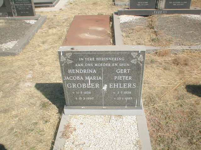 EHLERS Gert Pieter 1958-1985, GROBELER Hendrina Jacoba Maria  936-1997