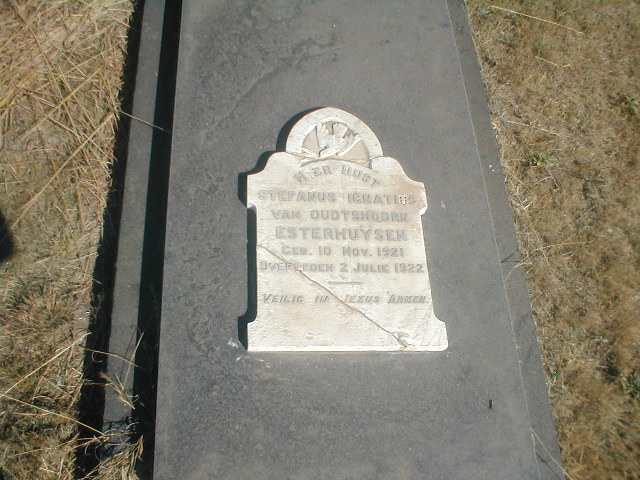 ESTERHUYSEN Stephanus Ignatius van Oudtshoorn 1921-1922