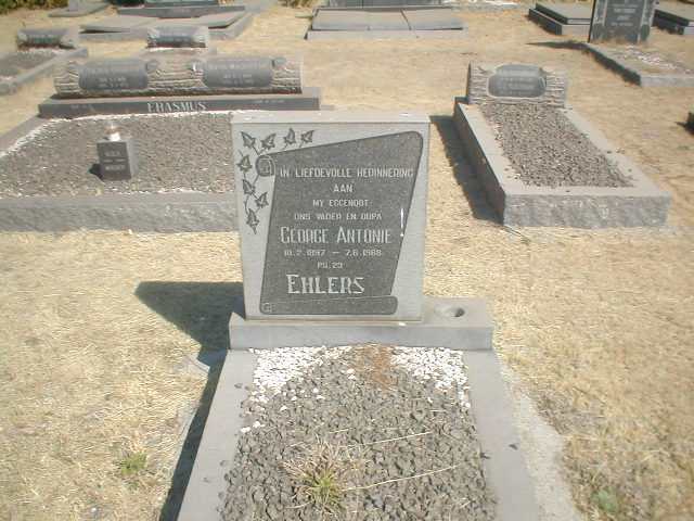 EHLERS George Antonie 1897-19?8