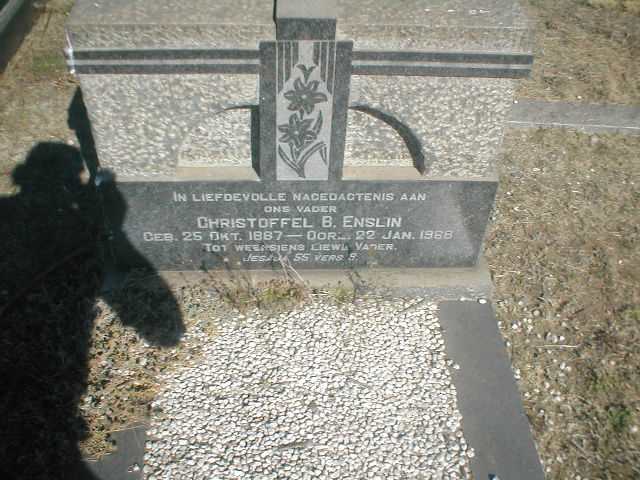 ENSLIN Christoffel B. 1887-1968
