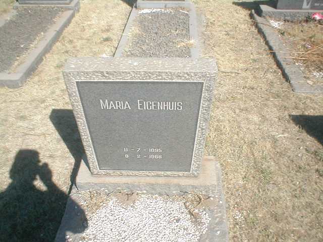 EIGENHUIS Maria 1895-1966