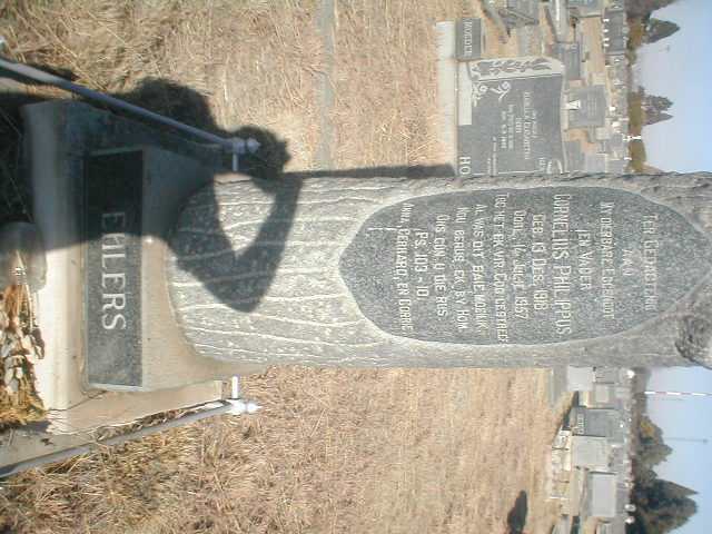 EHLERS Cornelius Philippus 1918-1957