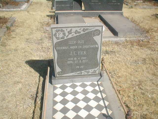 FICK J.C. 1902-1977
