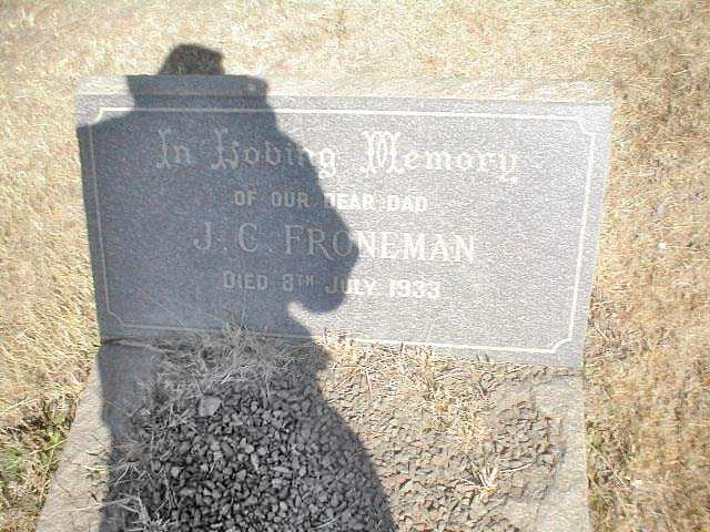FRONEMAN J.C. -1933