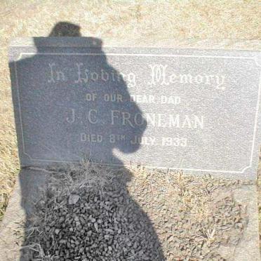 FRONEMAN J.C. -1933