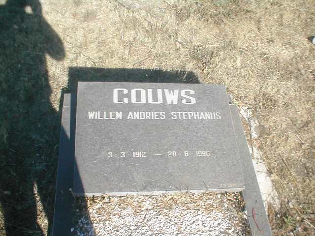 GOUWS Willem Andries Stephanus 1912-1996