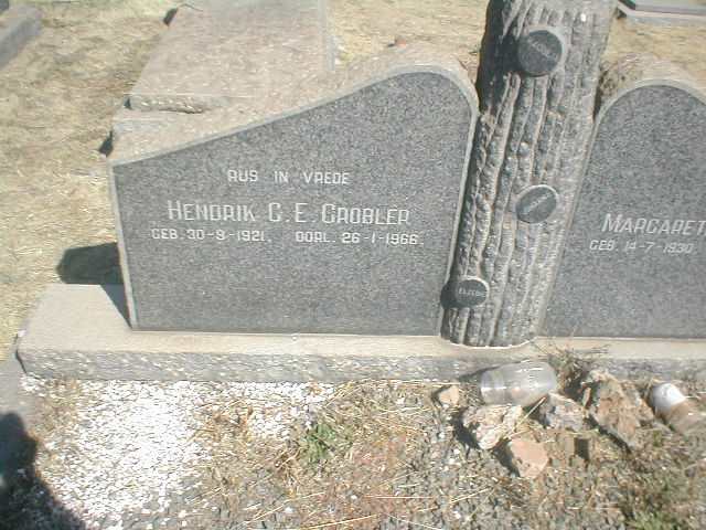GROBLER Hendrik C.E. 1921-1966