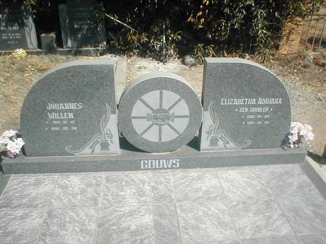 GOUWS Johannes Willem 1913-1995 &amp; Elizabetha Adriana GROBLER 1920-1993