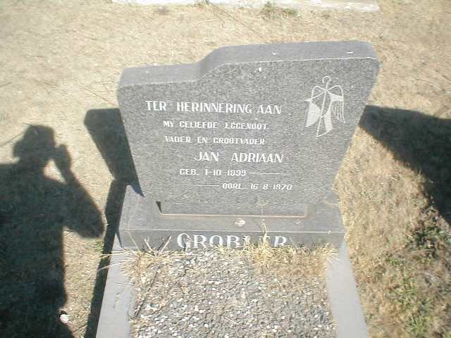 GROBLER Jan Adriaan 1899-1970