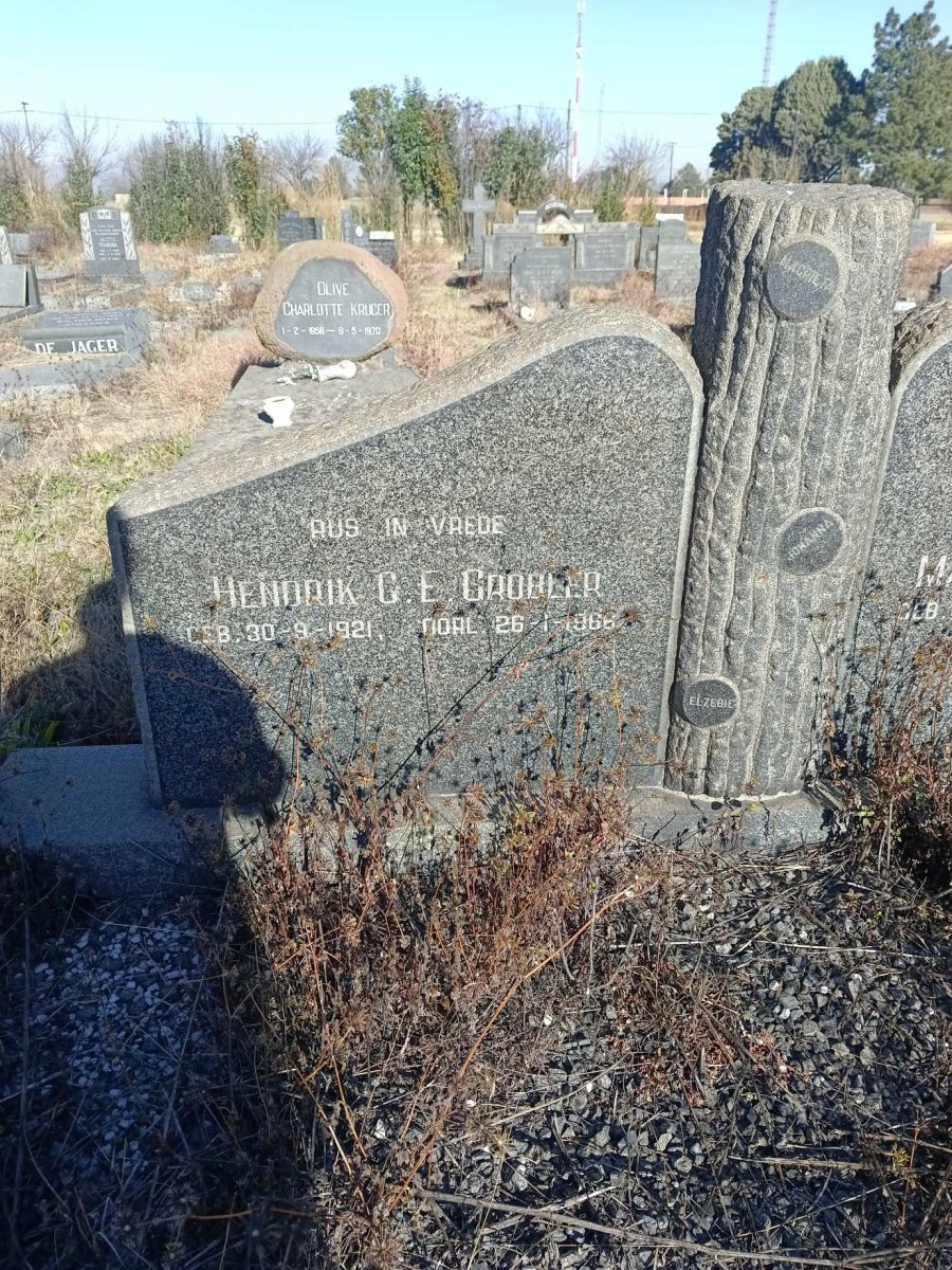 GROBLER Hendrik C.E. 1921-1966