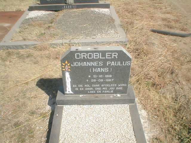 GROBLER Johannes Paulus 1918-1967