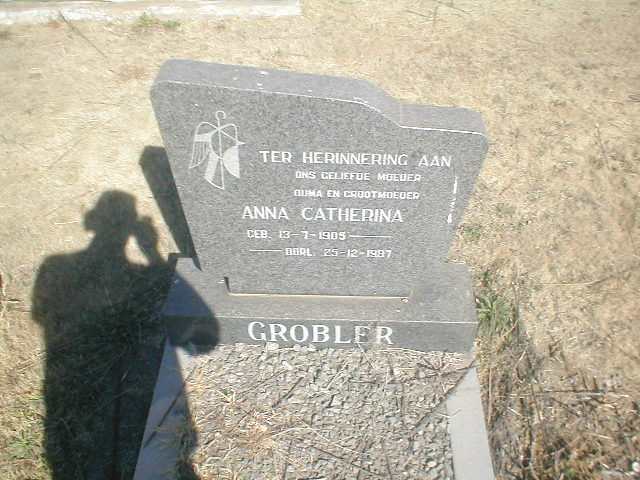 GROBLER Anna Catherina 1905-1987