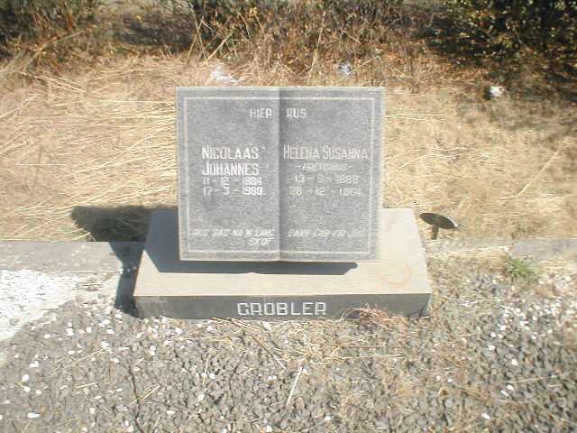GROBLER Nicolaas Johannes 1884-1980 &amp; Helena Susana PRETORIUS 1888-1964