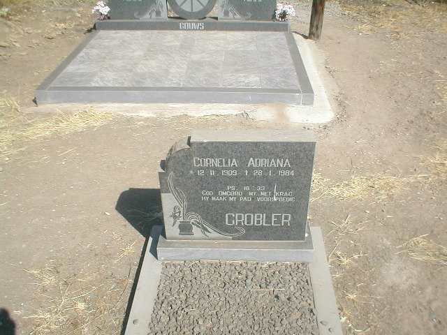 GROBLER Cornelia Adriana 1909-1984
