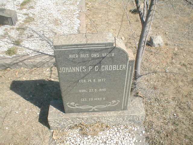 GROBLER Johannes P C 1877-1945