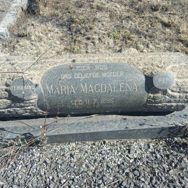 GROBLER Maria Magdalena 1895-1969