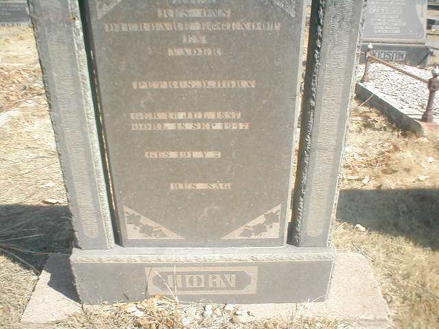 HORN Petrus D. 1887-1947