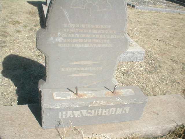 HAASBROEK ? 1867-195?