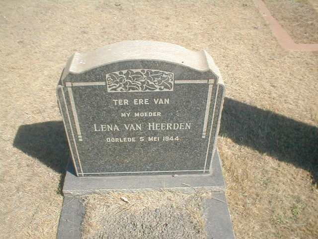 HEERDEN Lena, van -1944
