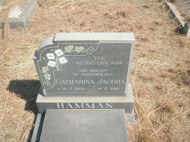 HAMMAN Catharina Jacoba 1908-1986