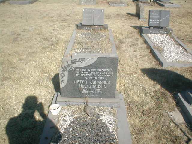 HOLTZHAUSEN Pieter Johannes 1910-1971