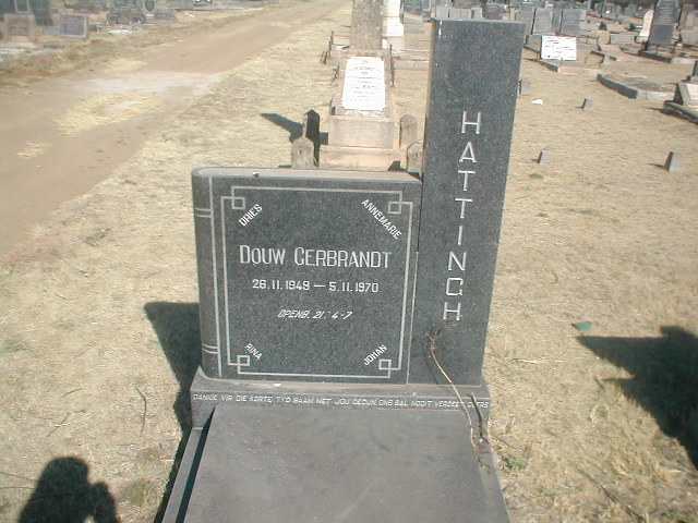 HATTINGH Douw Gerbrandt 1949-1970