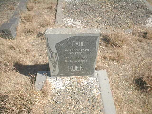 KOEN Paul 1898-1962