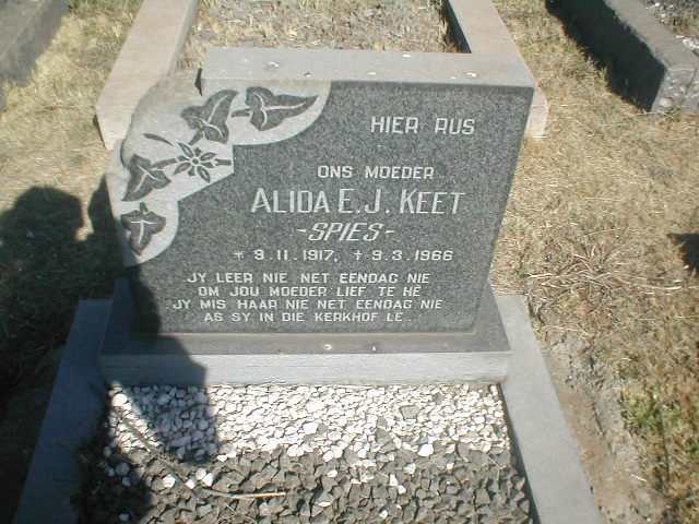 KEET Alida E.J. nee SPIES 1917-1966