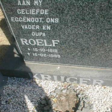 KRUGER Roelf 1918-1999