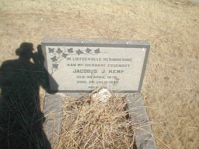 KEMP Jacobus J. 1878-195?