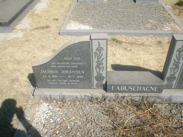 LABUSCHAGNE Jacobus Johannes 1891-1969