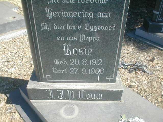 LOUW J.J.P. 1912-1966