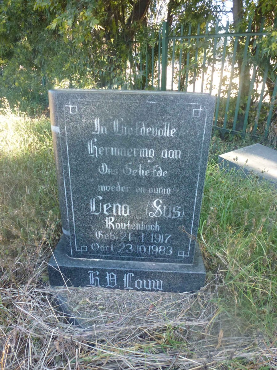 LOUW H.D., RAUTENBACH 1917-1983