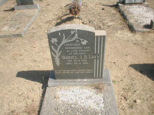 LOUW Daniel J.D. 1905-1963