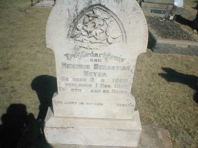 MEYER Hendrik Sebastian 1890-1918