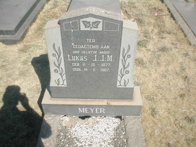 MEYER Lukas J. J. M. 1877-1967