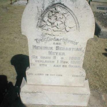 MEYER Hendrik Sebastian 1890-1918