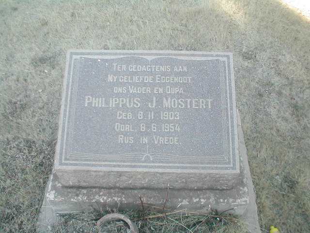 MOSTERT Philippus J. 1903-1954