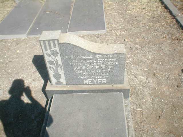 MEYER Anna Maria geb. LOUW 1915-1964