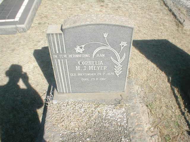 MEYER Cornelia M.J. nee BREYTENBACH 1874-1962